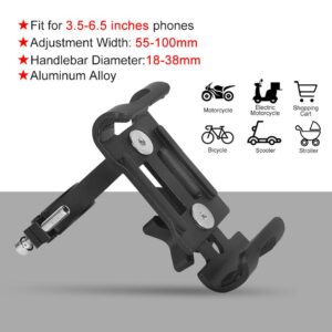 Bicycle Mobile Phone Bracket Aluminum Alloy Mobile Phone Bracket Electric Car Motorcycle Mobile Phone Navigation Bracket Riding