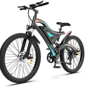 AOSTIRMOTOR Electric Bicycle 500W Motor 20" Fat Tire With 48V/15Ah Li-Battery S05